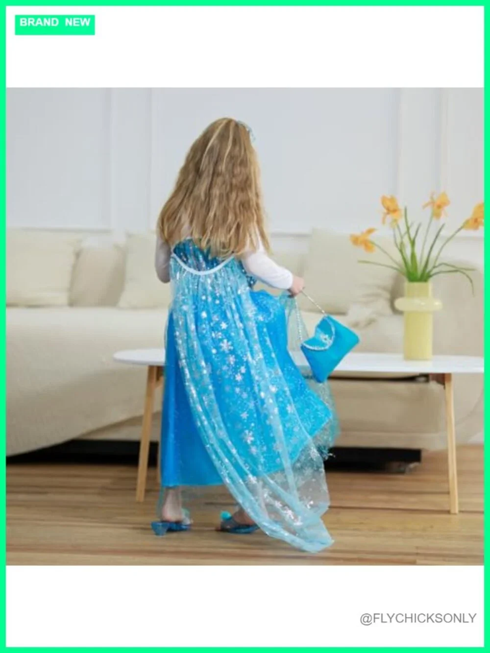 Light Up Princess Dress Costume for Girls Ages 3-10 Dress Up Toy Set